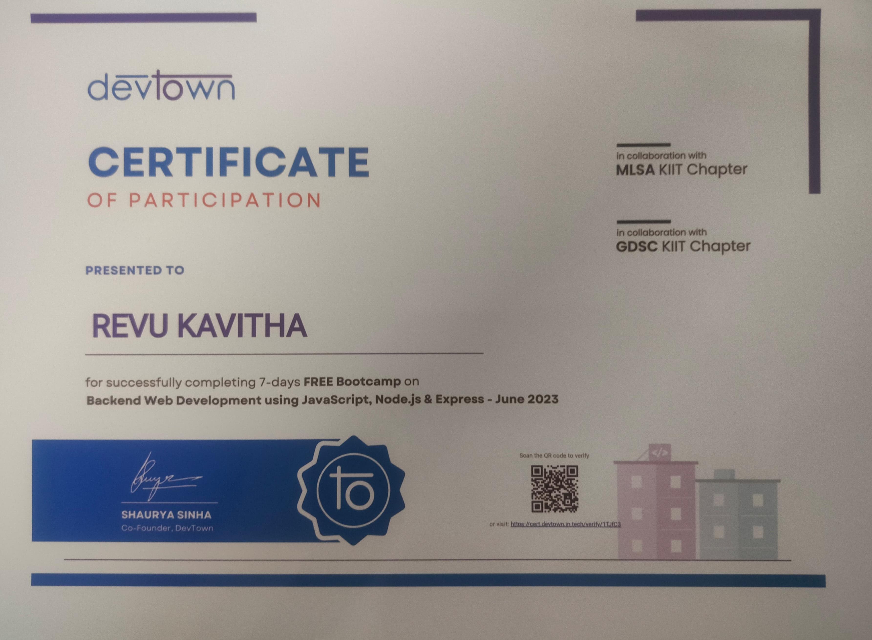 Backend Web Development